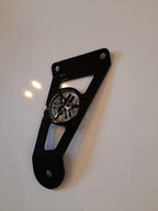 Support echappement Yamaha Fazer FZS 600 - aluminium noir - avec logo Yamaha