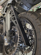 Carter chaine personnalisé Triumph Tiger 850 - 900 - Aluminium noir - avec logo Triumph
