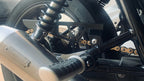 Carter chaine personnalisé Triumph Bonneville T100 - T120 - Aluminium noir - avec logo Triumph