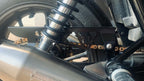Carter chaine personnalisé Triumph Tiger 850 - 900 - Aluminium noir - avec logo Triumph
